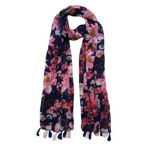 Pañuelo de Algodón con Estampado Floral para Mujer FusFus, Largo, Ligero, Informal, para Uso Diario en Todas las Estaciones - Product Image 3