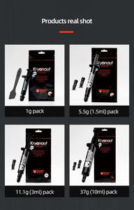 Pâte Thermique Silicone 1G Thermal Grizzly Kryonaut 12.5W/MK et Remplacement de Pads Thermiques pour GPU/CPU RTX 3080/4090 PS4/PS5 - Product Image 5