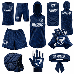 Uniforme de Fútbol Americano de Compresión Personalizado, Conjunto de Jersey para Juego 7v7, Conjunto de Campo con Bandera Americana 7o7 con Calcetines, para Jóvenes y Hombres 7v7 - Product Image 5