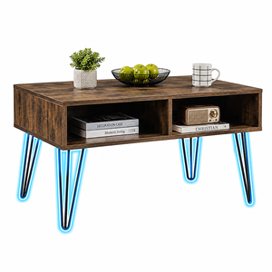 Metal Furniture Legs with Easy Installation 22-inch Heavy Duty Stainless Steel Modern DIY Dining Desk Furniture Parts EDPTBL023 - Product Image 1
