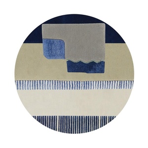 Hand Tufted Circle Office <b>Carpets</b> <b>Round</b> Living Room <b>Carpet</b> Floor Mat Plush Rug Wool Bedside <b>Carpet</b> - Product Image 2