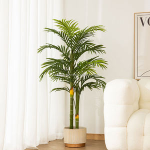 Tùy Chỉnh Đa-Kích Thước Nhân Tạo Cây Cọ Giả Trồng Trong Chậu Cây Nhân Tạo Topiary Cây Cho Đám Cưới Nhà Vườn Trang Trí - Product Image 2