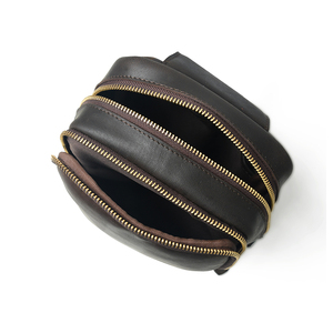 Sac de poitrine en cuir multi-poches pour hommes et femmes, idéal pour les voyages, le travail et le quotidien, à prix abordable - Product Image 5