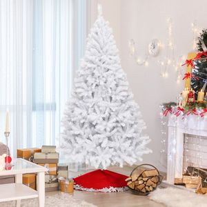 6/7.5/9 Hinged Artificial <b>Christmas</b> <b>Tree</b> with Metal Stand Elegant Holiday Decoration Product Category - Product Image 4