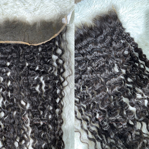 Extensiones de cabello humano de Vietnam alineadas con cutícula de alta calidad, venta al por mayor, pelucas de encaje completo de onda profunda, pelucas con cierre - Product Image 6