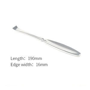 Instrumentos Ortopédicos Veterinarios Quirúrgicos para Animales, Elevador Perióstico de Doble Cabeza, Manual, Reutilizable y Autoclavable - Product Image 3