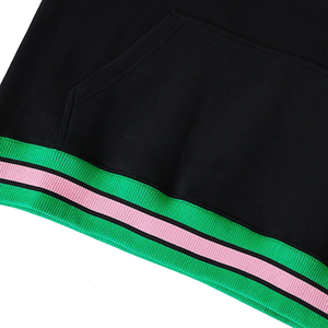 Sudadera con Capucha Personalizada con Letras Griegas AKA, Parche de Chenilla, Forro Polar de Algodón, Estilo Universitario, Secado Rápido, Fabricante Mayorista - Product Image 4