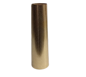 <b>Tall</b> Hammered Metal Vase Gold Finish Decorative Flower Vase Modern Iron Floor Vase for Home Living Room <b>Table</b> Centerpiece. - Product Image 3