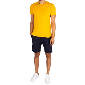 เสื้อยืดคอกลมแขนสั้นผู้ชายผ้าฝ้ายแท้ 100% แบบ OEM สั่งทำพิเศษ สีทูโทนด้านหน้า ระบายอากาศได้ดี แห้งเร็ว ทรงปกติ เหมาะสำหรับออกกำลังกาย - Product Image 1