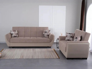 Modern Luxury PU Leather Chesterfield <b>Sofa</b> Set Minimalist 4 Seater Tufted Back Coffee <b>Side</b> <b>Table</b> Contemporary Living Room - Product Image 6