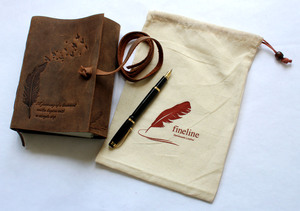 Carnet en cuir vintage en gros avec logo gaufré personnalisable, emballage cartonné, fournitures de bureau et scolaires - Product Image 4