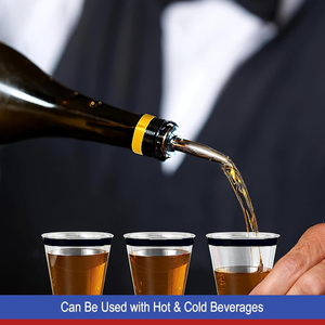 Eco Friendly <b>Mini</b> Disposable Glass High Quality Pakistan Made Lightweight Quick Dry Disposable Drinking Glass - Product Image 4