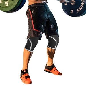 Genouillère Unisexe Personnalisable Couleur Unie, Soutien de Compression Élastique en Nylon/Néoprène, Équipement de Protection Sportive, Logo Personnalisé OEM/ODM - Product Image 2