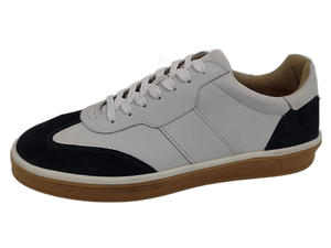 Chaussures de marche décontractées pour hommes, lacets, bout rond, dessus en cuir véritable, semelle extérieure en caoutchouc, semelle intermédiaire en EVA, respirantes, toutes saisons - Product Image 4