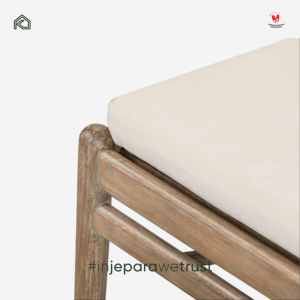 Premium Outdoor Rope Dining Arm Chair Solid Teak Wood <b>Cushion</b> Seat for Luxury Villa Poolside Resort Hotel Patio Furniture - Product Image 6