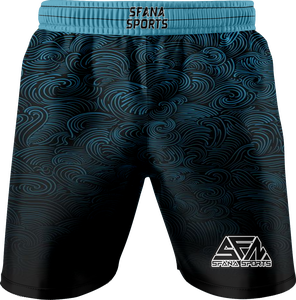 Shorts de combat personnalisés pour hommes avec tissu anti-transpiration pour les séances d'entraînement MMA, BJJ et fitness - Product Image 2