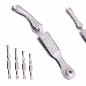 Pinzas Johns Hopkins Bulldog fabricadas en Pakistán, instrumentos quirúrgicos curvos de acero inoxidable de 55 mm, fabricante de Pakistán - Product Image 1