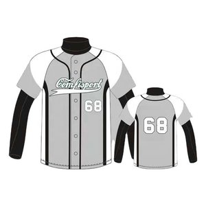 Camiseta de Béisbol de Nueva York para Hombre, Gris, Manga Corta, Cuello en V, Botones al Frente, Estampado Tackle Twill, Corte Regular, para Adultos, Todas las Temporadas - Product Image 2