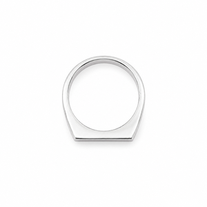 925 Sterling <b>Silver</b> Square Cluster Cubic Zirconia Signet <b>Ring</b> for <b>Men</b> Wedding Party Gift High Polish Finish - Product Image 5