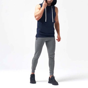 Custom Men's <b>Sleeveless</b> <b>Hoodie</b> Men Cotton/Polyester Summer <b>Hoodie</b> for Men - Product Image 5