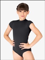 Leotardos de Ballet Personalizados de Primera Calidad para Mujer, Cuello Alto, Sin Mangas, Elásticos, para Danza, Entrenamiento, OEM, Poliéster Elástico
