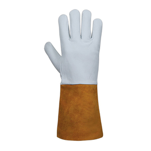 Guantes de Soldadura Personalizados de Cuero Vacuno de 14 Pulgadas, Resistentes al Calor, con Puño de Seguridad Sin Silicona para Múltiples Tareas, Nuevos - Product Image 2