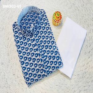 Ensemble Kurta et pyjama en rayonne lourde traditionnelle indienne de qualité supérieure avec broderies, à prix de gros, fournisseur indien - Product Image 1