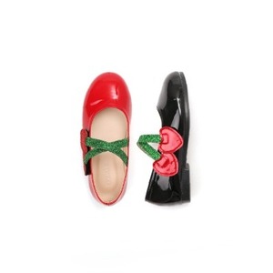 Zapatos de Vestir OZKIZ Estilo Coreano con Brillo de Cereza para Niñas de 2 a 7 Años, Moda Infantil Primavera/Otoño, Venta al Por Mayor - Product Image 1