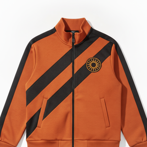 Chándal de Algodón Ecológico Personalizado con Logotipo, de Alta Calidad, Ligero, para Hombre, Talla Grande, Cortavientos, Transpirable, con Bloques de Color - Product Image 4