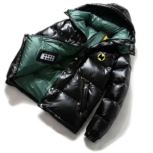 Blouson d'hiver matelassé haut de gamme pour homme avec col montant, écologique, imperméable, personnalisable, vente en gros pour l'extérieur - Product Image 1
