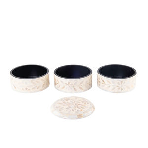 Boîte à plusieurs étages en nacre à 3 niveaux avec couvercle pour aliments secs, encens ou petites friandises pour le Ramadan et l'Aïd Moubarak - Product Image 2