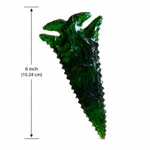 Cuchillo con Punta de Flecha de Cristal Verde Hecho a Mano, para Feng Shui, Decoración del Hogar, de Gujarat, Venta al Por Mayor - Product Image 2