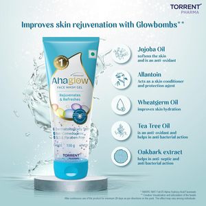 Gel Limpiador Facial Avanzado Ahaglow, Fórmula de Limpieza Diaria Suave para Piel Normal y Grasa |   100GM - Product Image 3