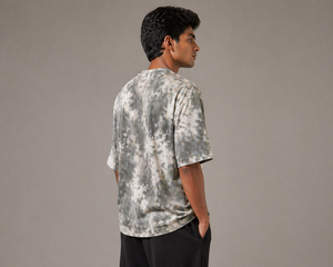 เสื้อยืดโอเวอร์ไซส์ผู้ชาย ผ้าฝ้าย สตรีทแวร์ ทรงหลวม ไหล่ตก ใส่สบายๆ สำหรับฤดูร้อน แบบเรียบๆ รับสกรีนลายตามสั่ง ขายส่งจำนวนมาก - Product Image 5