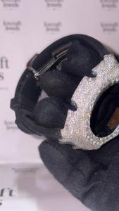Premium Bling Moissanite <b>Watch</b> <b>Case</b> Iced Out Diamond Style Micro Pave Stones Octagonal Sport <b>Watch</b> Housing Luxury Frame Design - Product Image 2