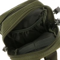 Étui radio tactique Molle pour ceinture, pochette pour interphone de chasse, étanche, doublure en nylon souple, fermeture éclair, pour randonnée et usage extérieur