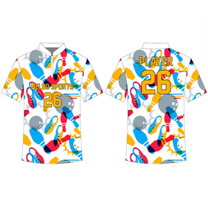 Wholesale Custom Design Darts Jersey Men Darts Shirt Sublimation Polo T Shirt for Club Men's <b>Bowling</b> Tennis 1_4 Zip Shirts - Product Image 3