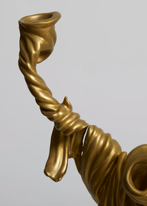 Candelabro Navideño de Latón Macizo Resistente a la Oxidación, Hecho a Mano, Diseño Único, Soporte Decorativo Duradero para Uso en Interiores y Exteriores - Product Image 5