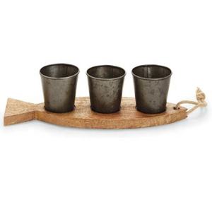 Plateau de présentation en bois en forme de poisson de luxe nouveauté plateau de service décoratif pour hôtel Restaurant prix de gros de table - Product Image 1