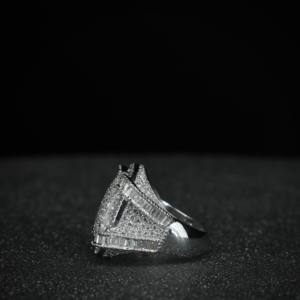 Classic Moissanite Diamond <b>Mens</b> Engagement <b>Ring</b> 925 <b>Silver</b> Round Brilliant Cut Wedding <b>Ring</b> <b>For</b> <b>Men</b> by Phoenix Enterprise - Product Image 6