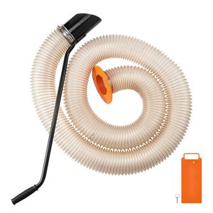 Accessorio Universale per Trituratore di Legno Resistente da 4,3 Pollici x 13,1 Piedi, Kit Aspiratore Foglie e Mulcher con Diametro di 4 Pollici, Strumenti di Raccolta per Trituratore di Legno - Product Image 1