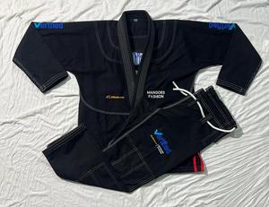 Uniforme de Jiu Jitsu Brasileño Negro Personalizado, de Alta Calidad, Resistente, Antiencogimiento, Transpirable, Ligero y Absorbente de Humedad - Product Image 5