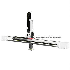 Module de glissière transversale de précision robuste, composants industriels pour le chargement et le déchargement automatiques, portique à crémaillère linéaire - Product Image 1
