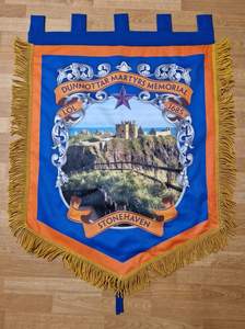 Bannière de la loge JOHN KNOX ORANGE & PURPLE EDINBURGH LOYAL ORANGE LODGE DISTRICT NO.5, bannières brodées - Product Image 3