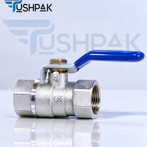 Vanne à boisseau sphérique en laiton forgé de 10 mm, compacte, à quart de tour, pour le contrôle du débit, la plomberie, le CVC, l'eau, l'huile, le gaz, vanne d'arrêt et de régulation industrielle - Product Image 1
