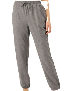 Pantalon de jogging décontracté en polyester de haute qualité pour femmes couleur unie Anti-rides Anti-boulochage taille moyenne Style hiver taille XL - Product Image 2