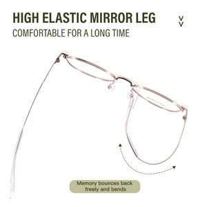 Trung quốc sản xuất tinh khiết Bộ nhớ <span class=keywords><strong>Titanium</strong></span> kim loại kính quang học khung tùy chỉnh thời trang phụ nữ kính khung - Product Image 4