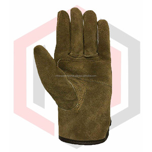 ถุงมือเชื่อมหนังวัวแท้สำหรับผู้ชายใช้ได้ทั้งชายและหญิง - Product Image 4