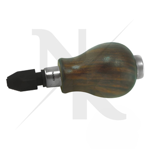 Poignée en bois de qualité supérieure avec pinces de serrage en forme de poire pour outils de perlage, étau de serrage pour outils de sculpture DIY, pour la sculpture et le travail du bois - Product Image 3