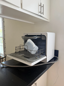 Lavavajillas de encimera portátil A-I-R-M-S-E-N de 5 litros con tanque de agua incorporado, color blanco, excelente - Product Image 5